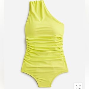 One Shoulder J.crew swim Lime